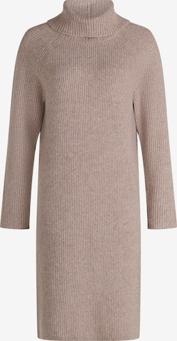 Cartoon Knit dress in Brown: front