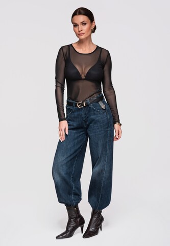 Ombre Shirt in Zwart