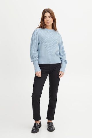 PULZ Jeans Pullover in Blau