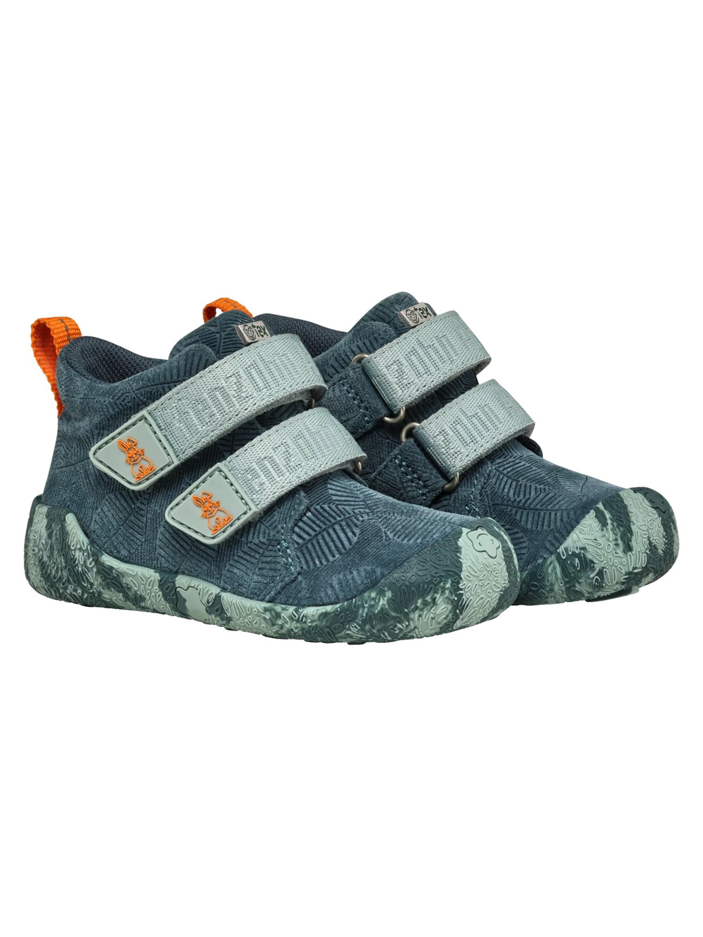 Affenzahn First-Step Shoes 'Lauflernschuh Leder Talky' in Green