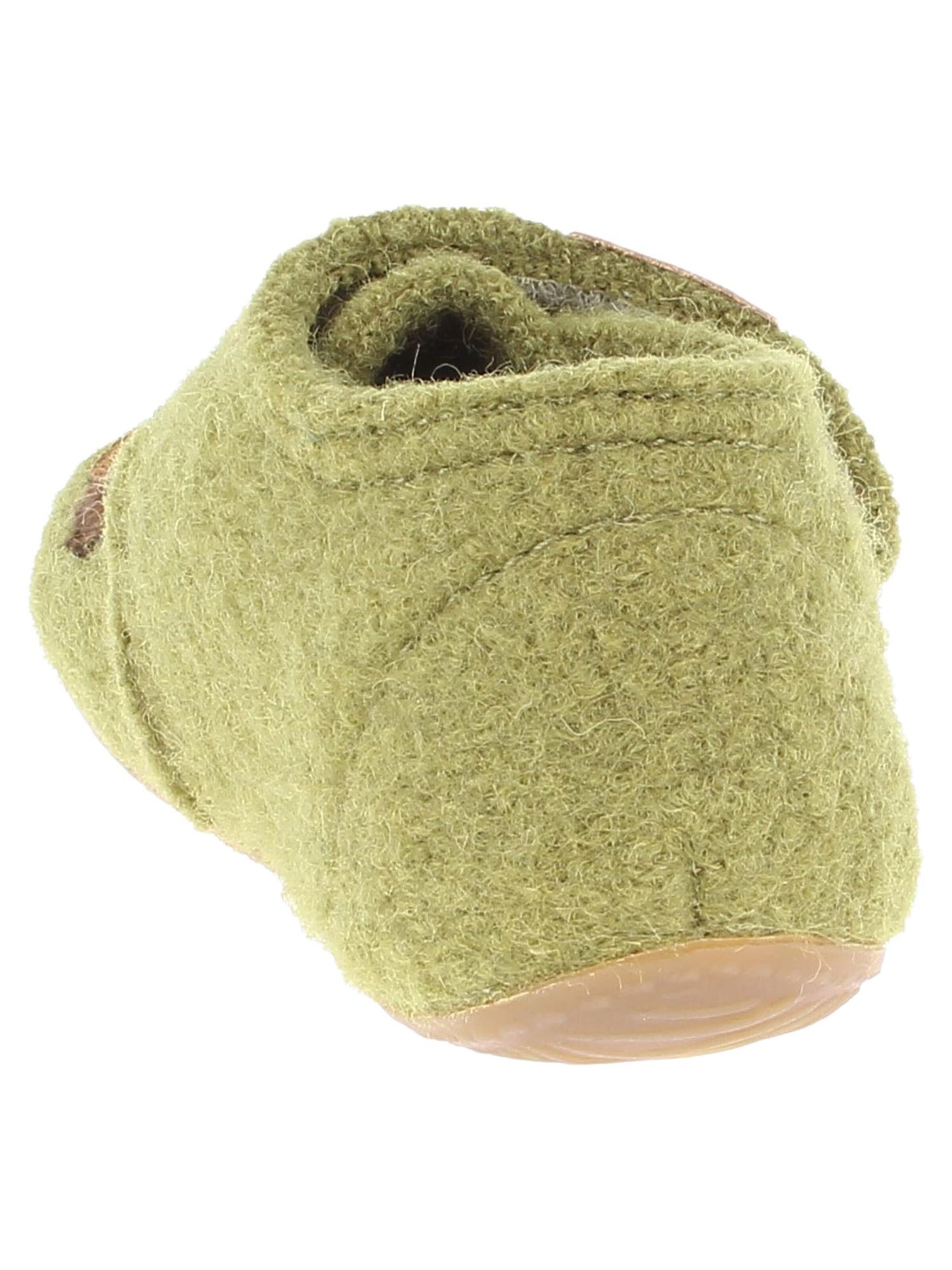 Living Kitzbühel Slipper 'Schurwolle' in Green