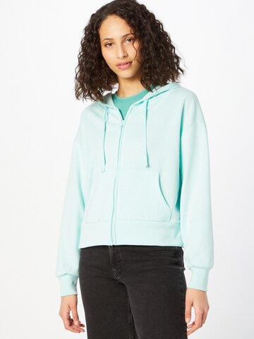 GAP Zip-Up Hoodie in Green: front