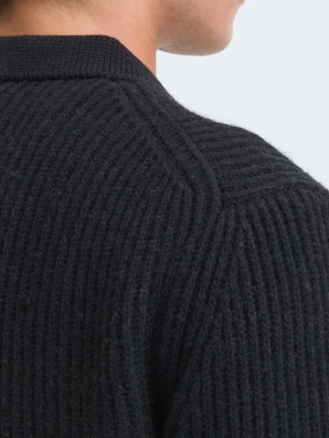 Casual Friday Strickjacke 'CFAlek Knit' in Schwarz