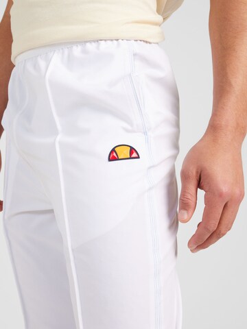 ELLESSE Slimfit Παντελόνι φόρμας 'Finn' σε λευκό