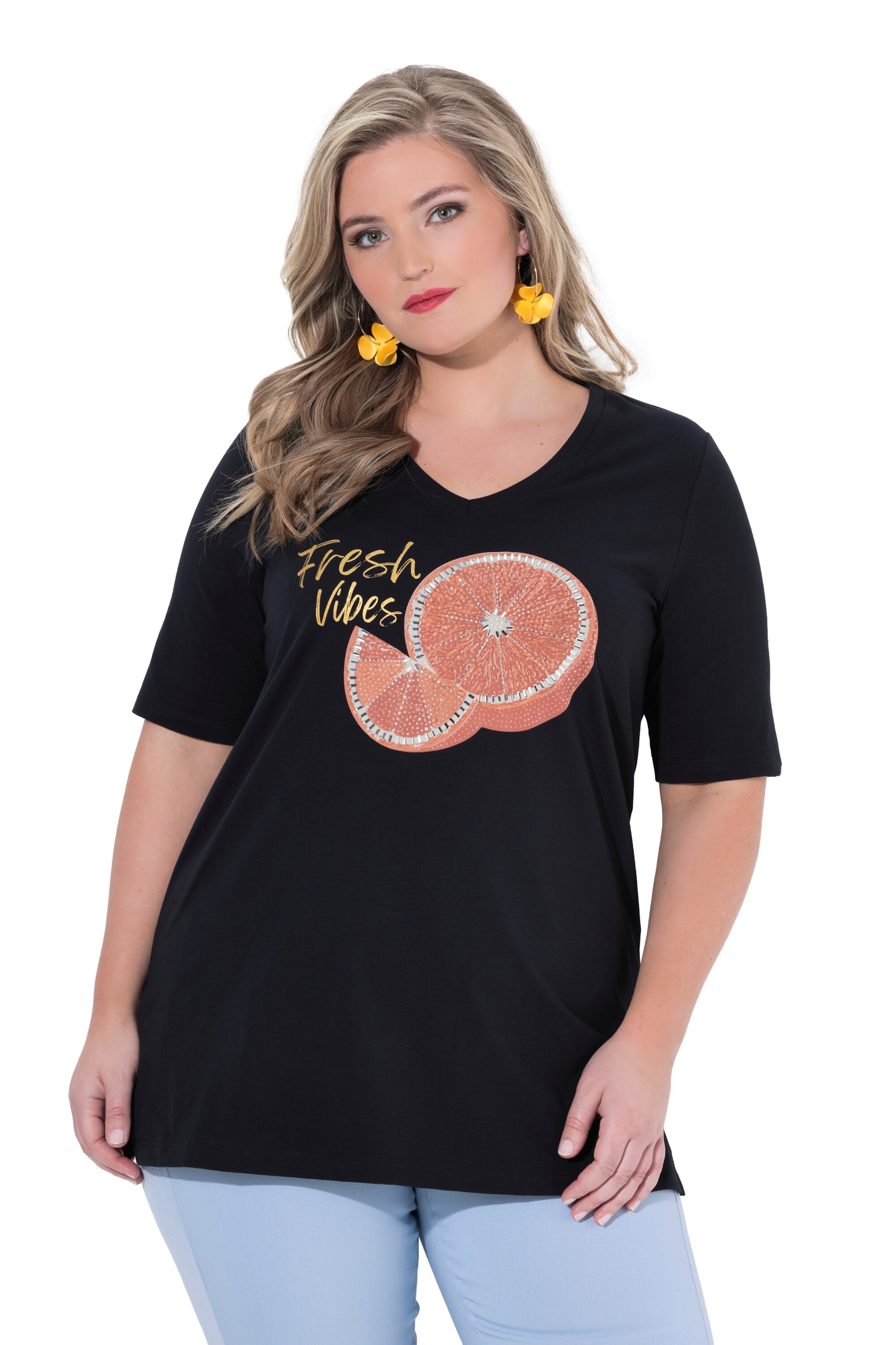 MIAMODA Shirt in Zwart: voorkant