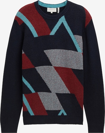 mėlyna TOM TAILOR Megztinis: priekis