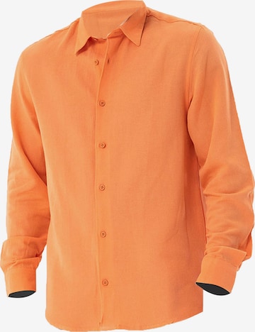 Chemise Dandalo en orange : devant