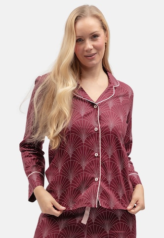 Chemise de nuit Cyberjammies en rouge : devant
