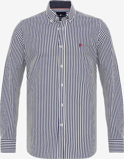 DENIM CULTURE Button Up Shirt 'ANTOINE' in Navy / Burgundy / White, Item view