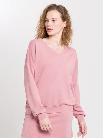 CROSS JEANS Pullover '65349' in Orange: Vorderseite
