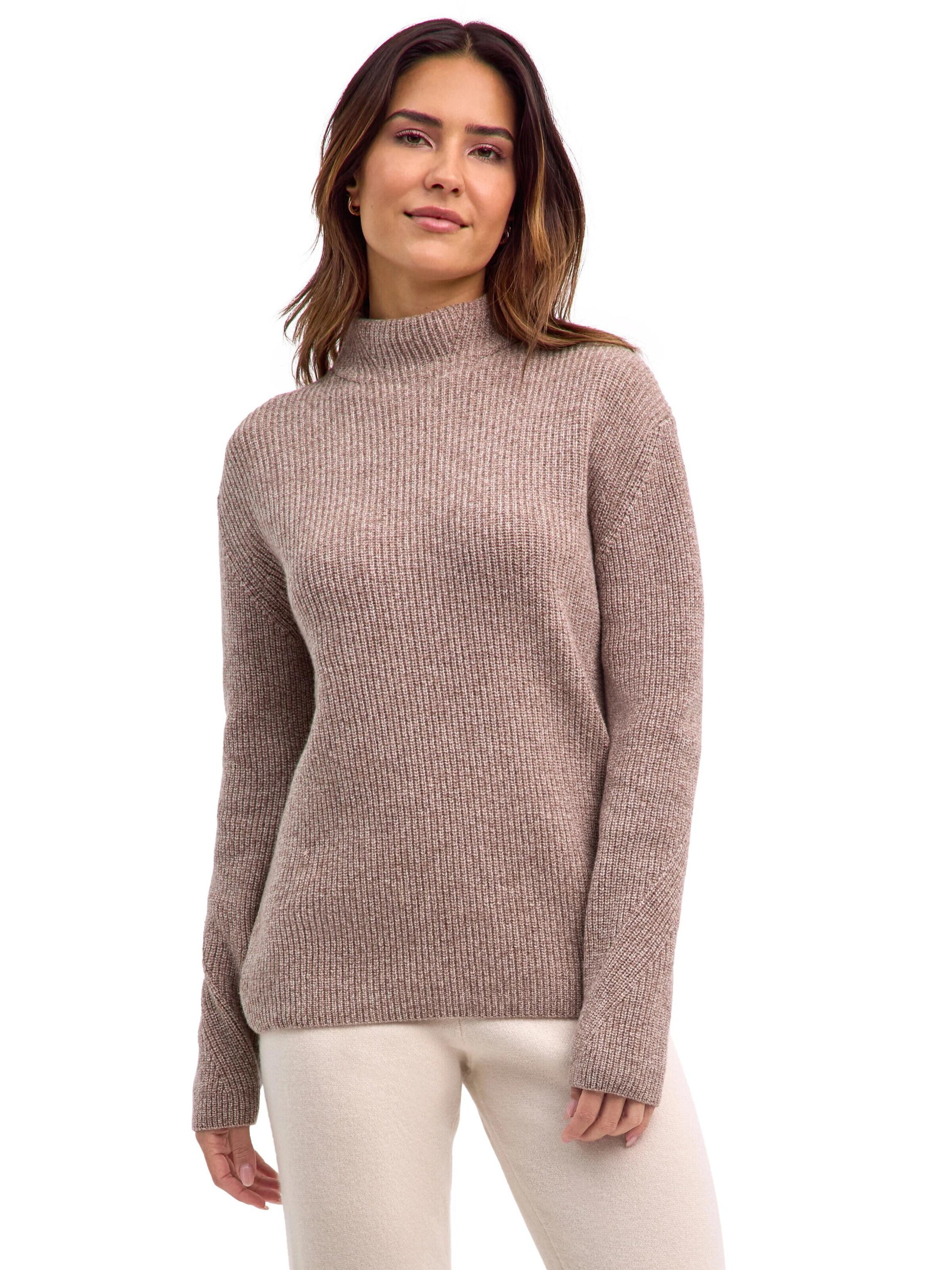 FALKE Sweater in Beige: front