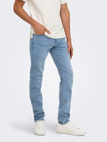 Only & Sons Regular Jeans 'WEFT' in Blauw: voorkant