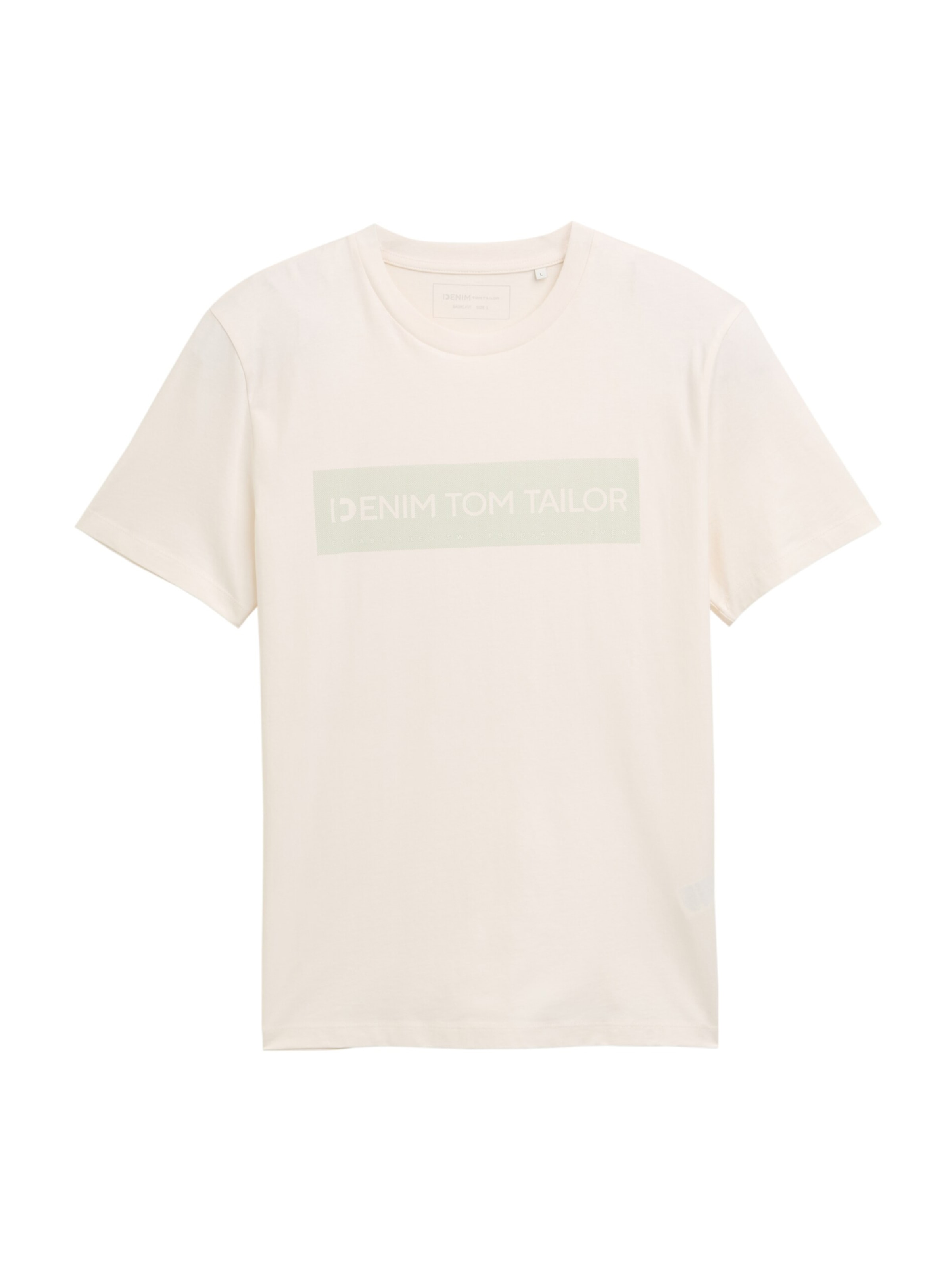 TOM TAILOR DENIM Shirt in White: front