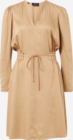 SELECTED FEMME Dress 'Inga' in Beige: front