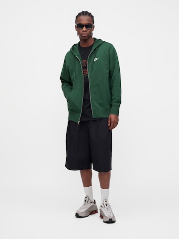 Nike Sportswear Sweatjacke 'Club Fleece' in Grün