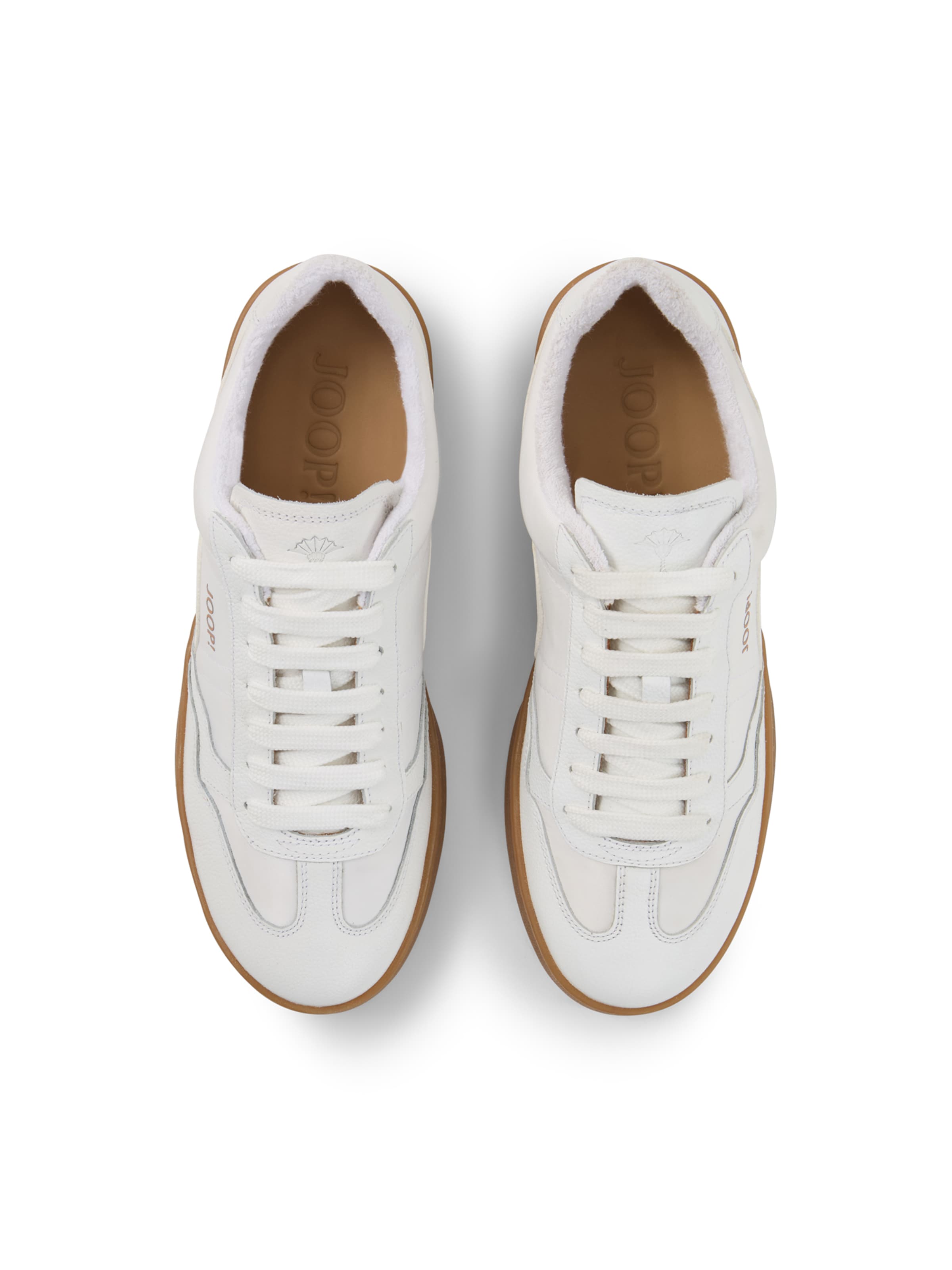 Baskets basses 'Velluto Misto Palmero' JOOP! en blanc