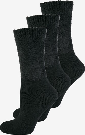 ELBEO Sokken '3-Pack Cozy Winter' in de kleur Donkergrijs / Zwart, Productweergave