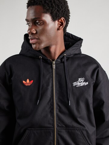 ADIDAS ORIGINALS Between-season jacket '100T' in Black