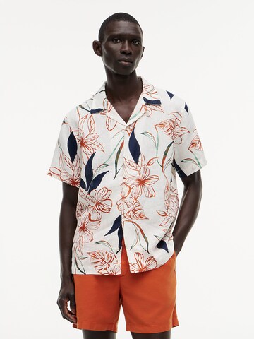 TOMMY HILFIGER Regular Fit Hemd in Weiß: Vorderseite