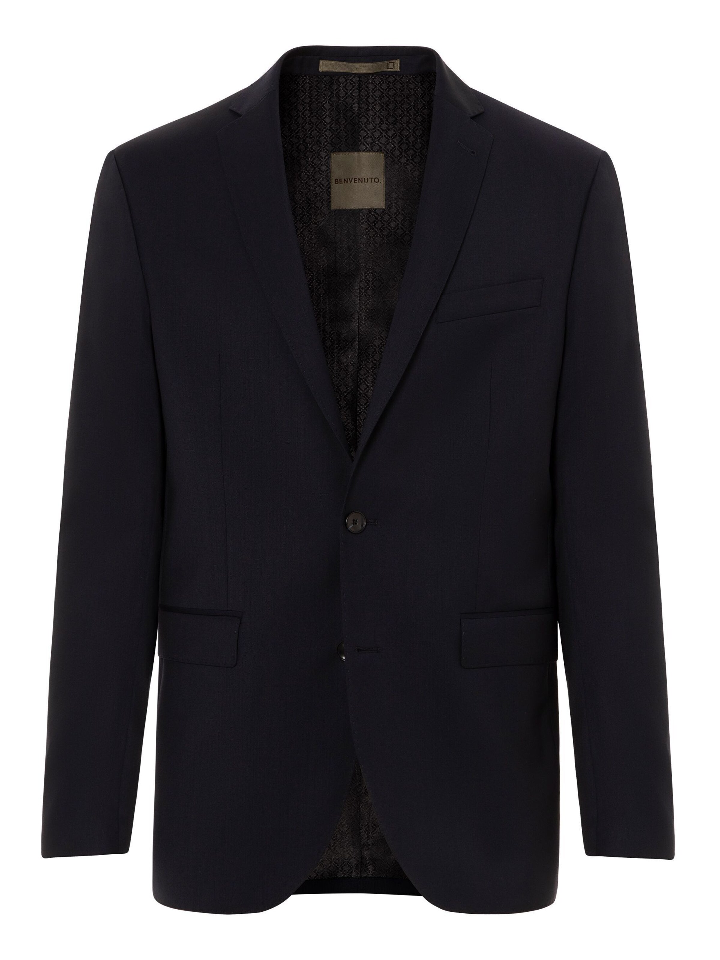 BENVENUTO Slimfit Anzug 'Romeo Nero' in Blau: Vorderseite