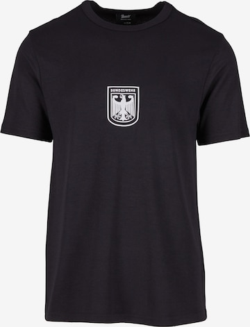 Brandit - Camiseta en negro: frente
