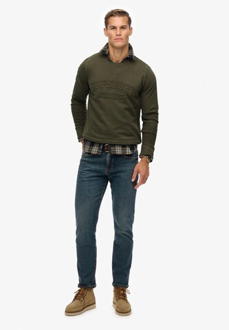Sweat-shirt Superdry en vert