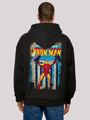F4NT4STIC Sweatshirt 'Marvel Iron Man' in Zwart: voorkant