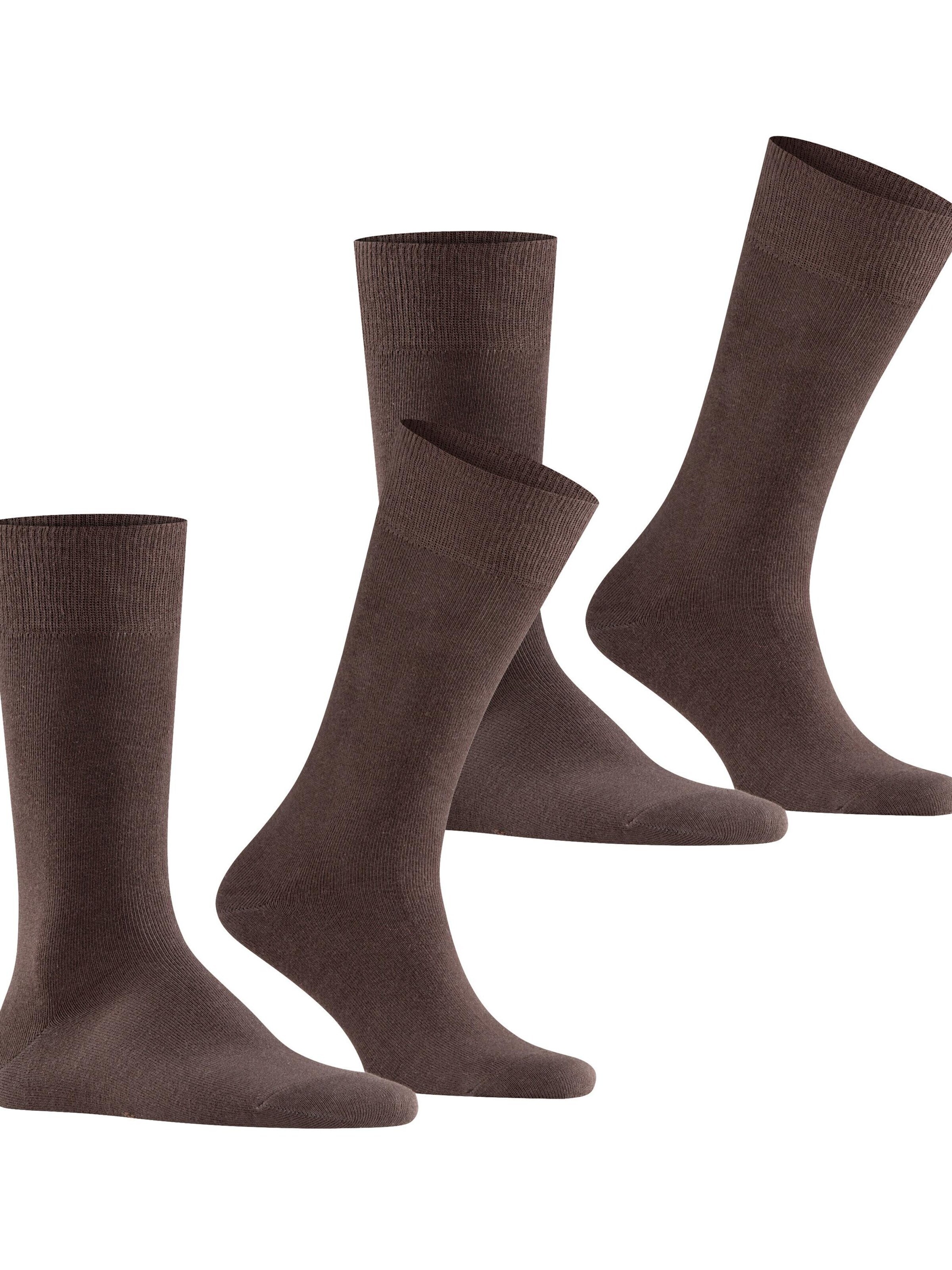 FALKE Socks 'Swing 2-Pack' in Brown: front