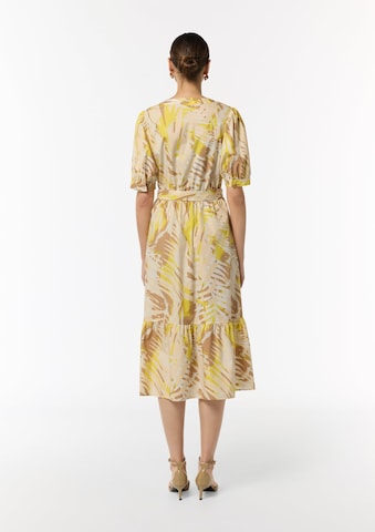 Robe COMMA en jaune : derrière