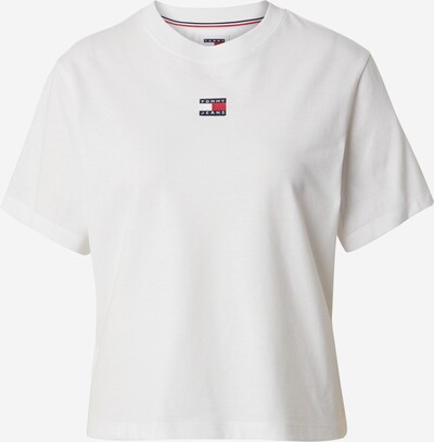 Tommy Jeans T-Shirt in navy / knallrot / weiß / naturweiß, Produktansicht