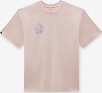 T-Shirt VANS en rose : devant