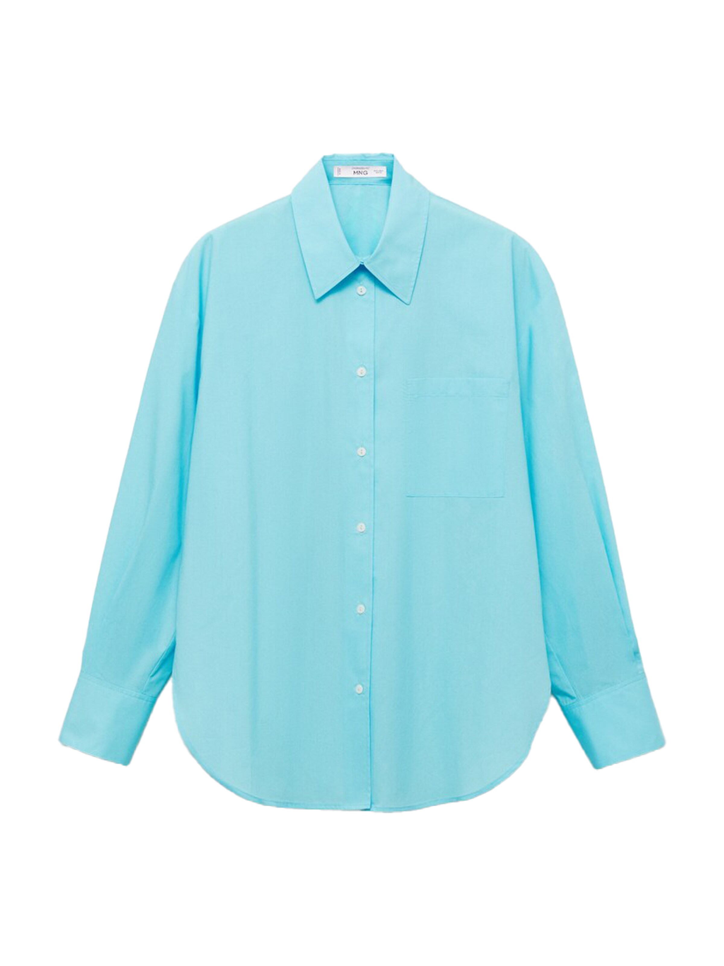 MANGO Pusero 'JAGUAR' värissä sininen: etupuoli