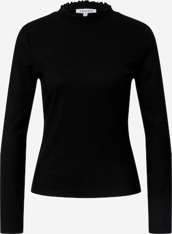 EDITED Shirt 'Carianna' in Schwarz: predná strana