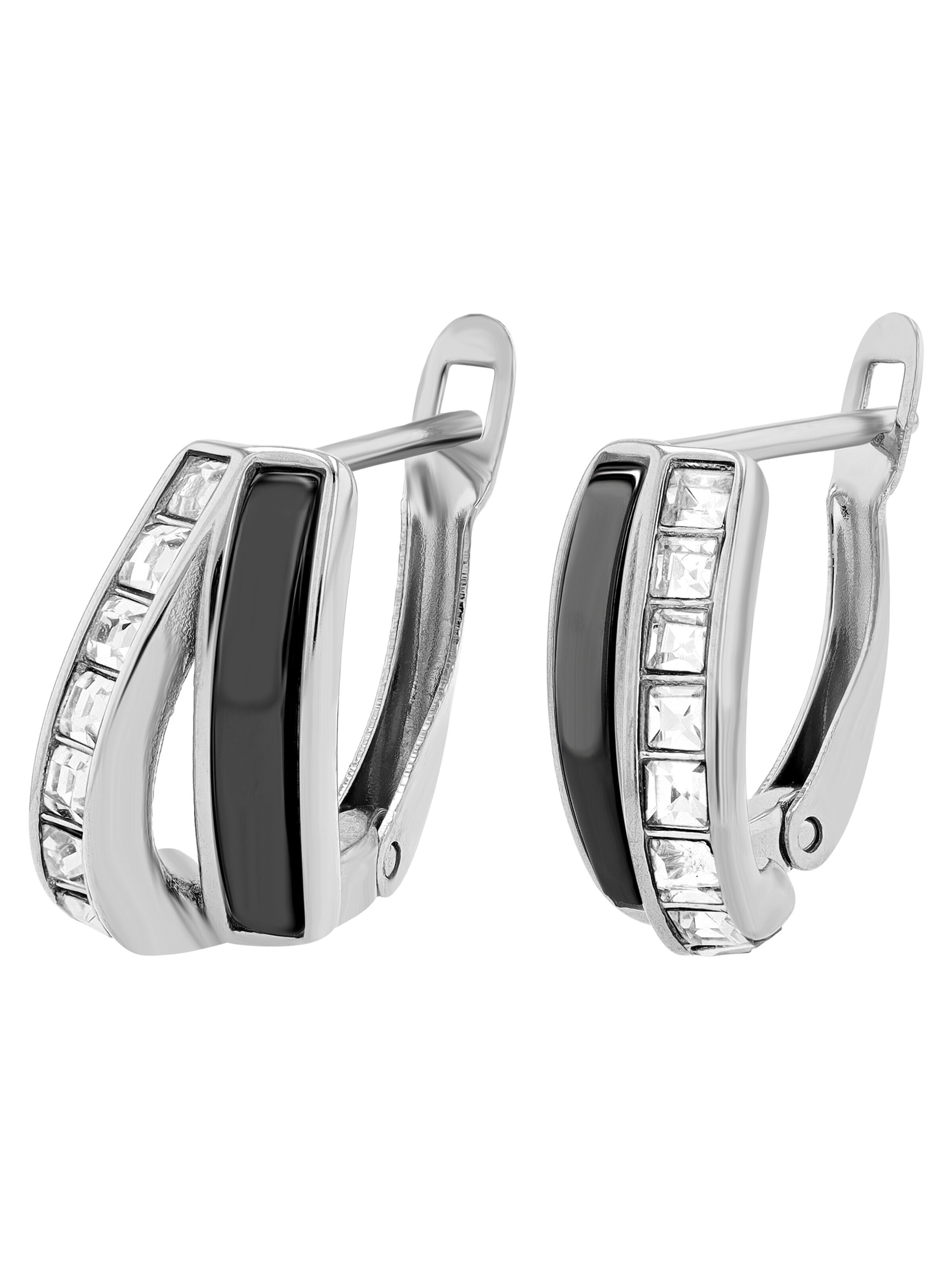 Akzent Earrings 'Doris, langlebig' in Silver