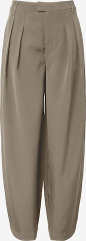 PIECES - Ropa ancha Pantalón plisado 'PCOLIVIA' en marrón: frente