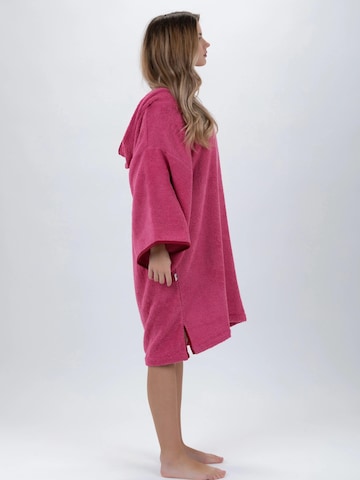 Pacifique Sud Sport badjas 'Poncho Surf' in Roze