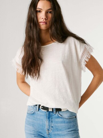 T-shirt 'Nain' Pepe Jeans en blanc