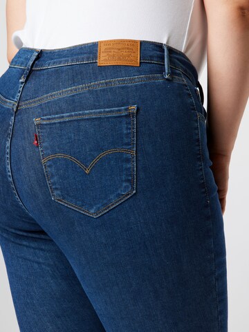 Levi's® Plus - Skinny Vaquero '720 PL Hirise Super Skny' en azul