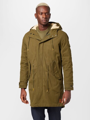 SCOTCH & SODA Winterparka in Groen: voorkant