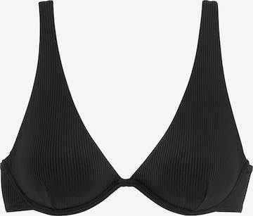 melns VENICE BEACH Bikini augšdaļa: no priekšpuses