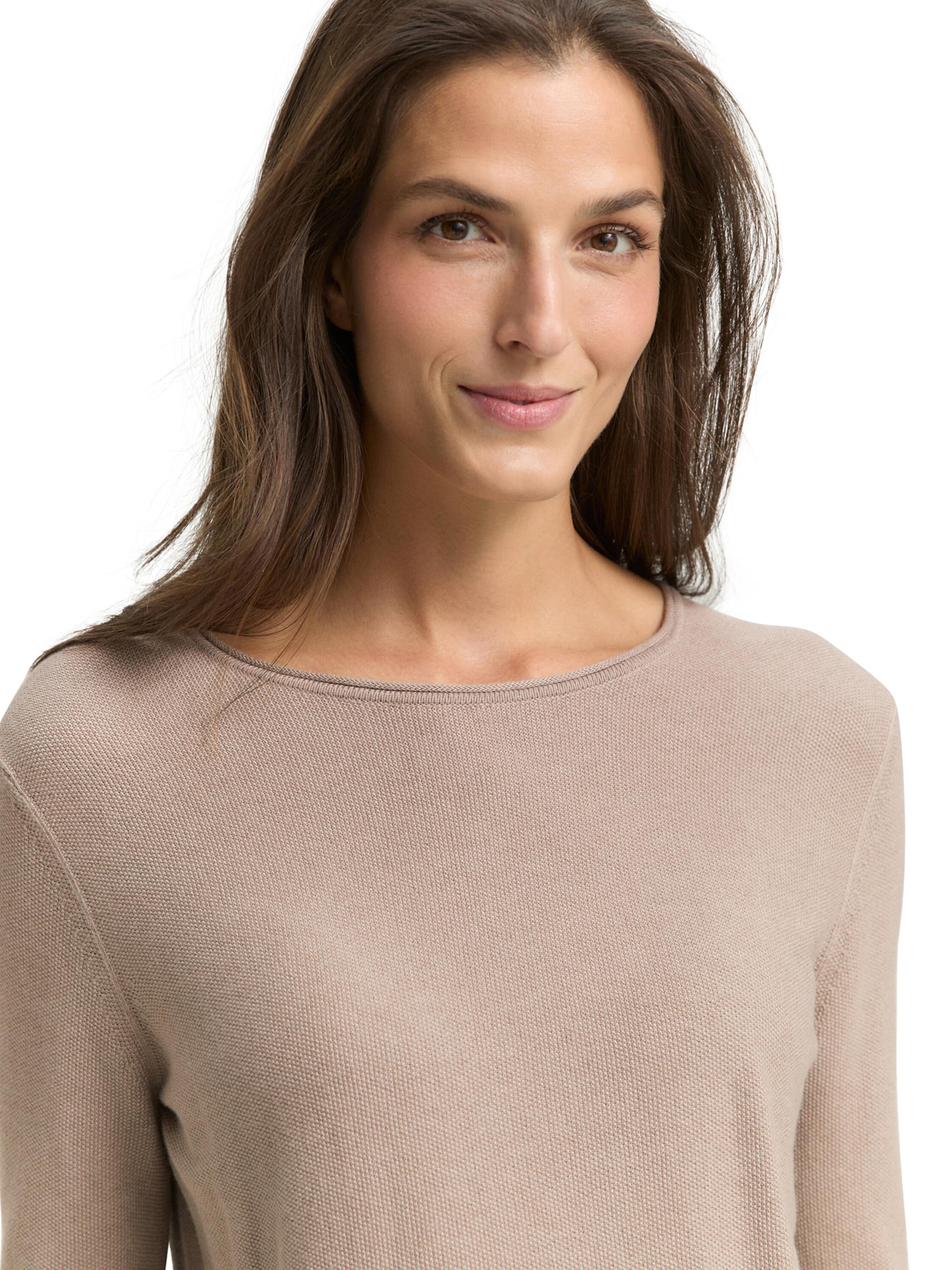 TOM TAILOR Pullover in Grau