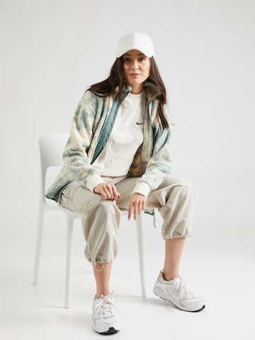 Kari Traa Athletic Fleece Jacket 'ANE PILE' in White