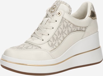 Sneaker bassa 'EMMY' di MICHAEL Michael Kors in beige: frontale