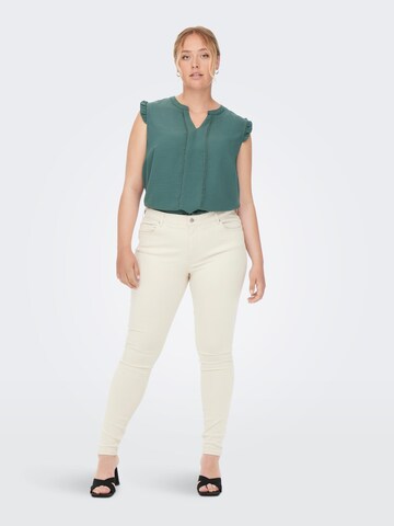 ONLY Carmakoma Blouse in Groen