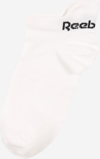 Reebok Sport Sports socks in Black / Off white, Item view