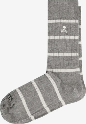 Chaussettes Scalpers en gris : devant