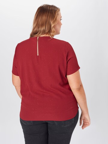 Vero Moda Curve - Camiseta en rojo