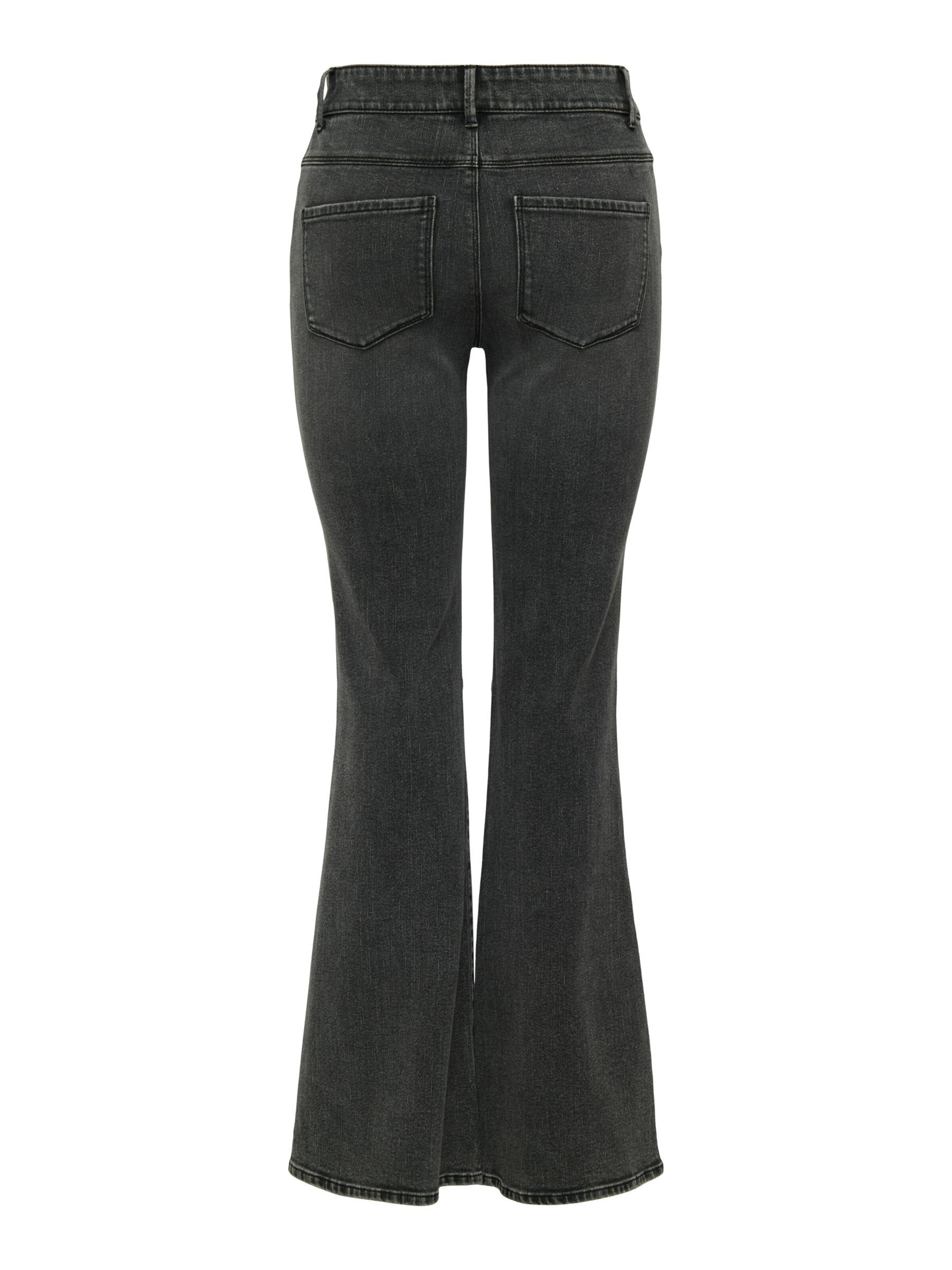 Only Petite - Acampanado Vaquero 'HELLA' en negro