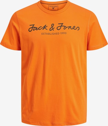 JACK & JONES Shirt 'Berg Upscaled' in Oranje: voorkant