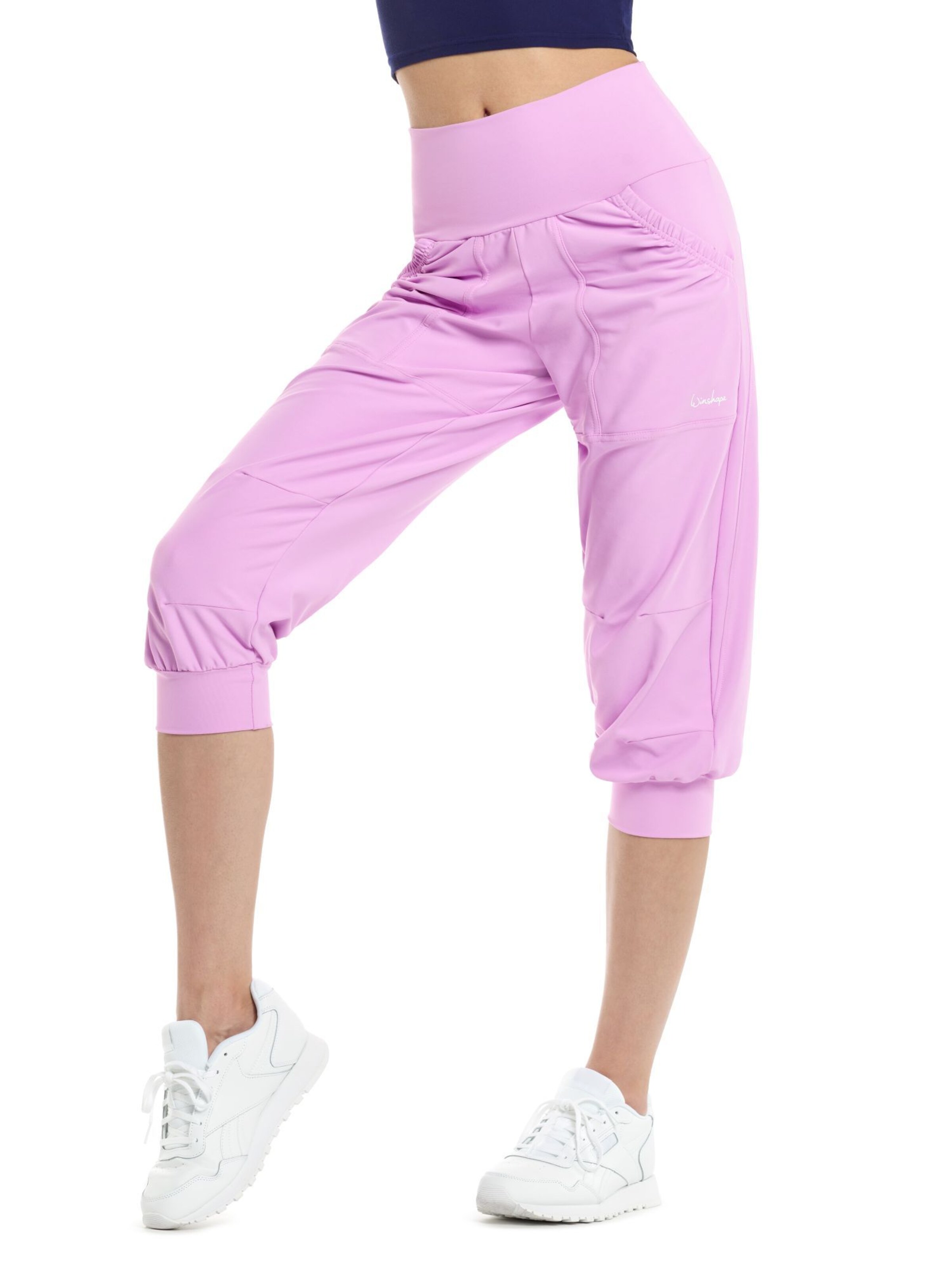 Winshape Tapered Sportsbukser ' LEI201C ' i lilla: forside